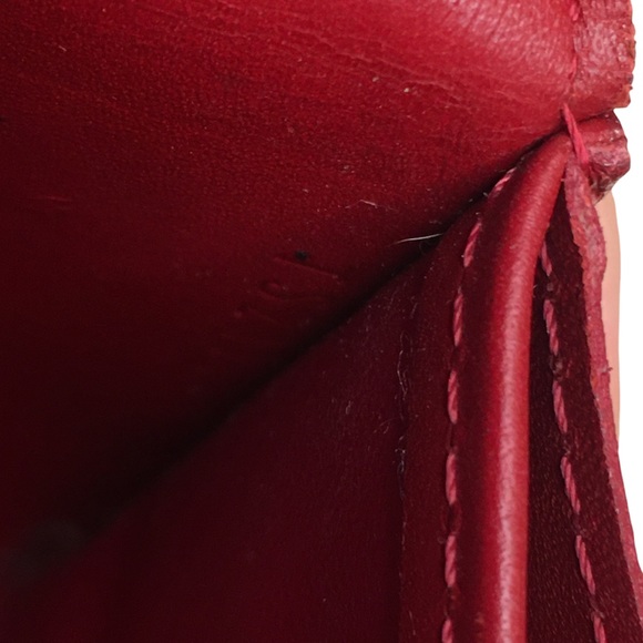 Authentic Louis Vuitton Red Vernis Sarah Wallet /WOC - Picture 14 of 14